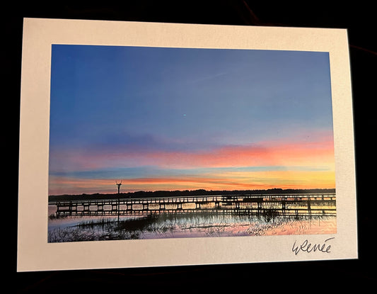Sunrise Over Salt Marsh