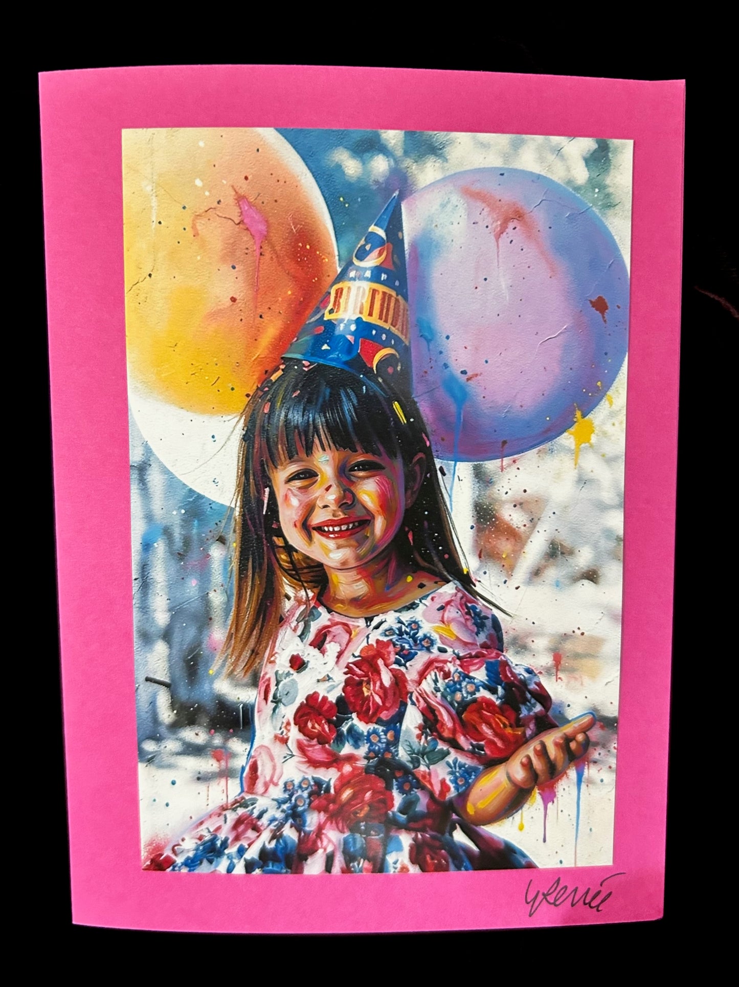 Birthday:  Birthday Balloons and Confetti
