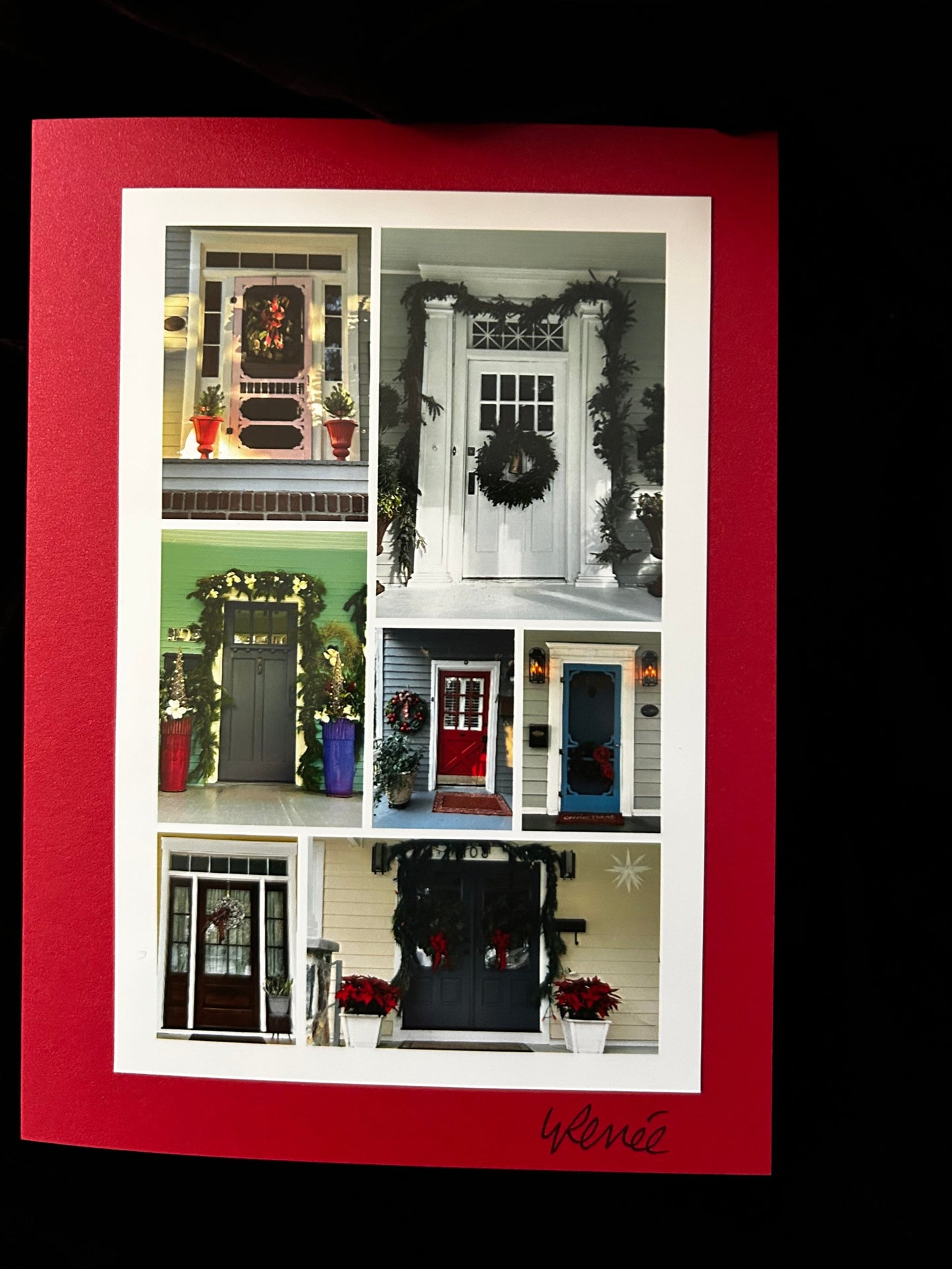 Christmas Doorways in Beaufort, SC