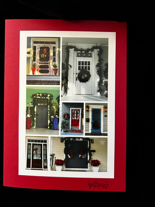 Christmas Doorways in Beaufort, SC