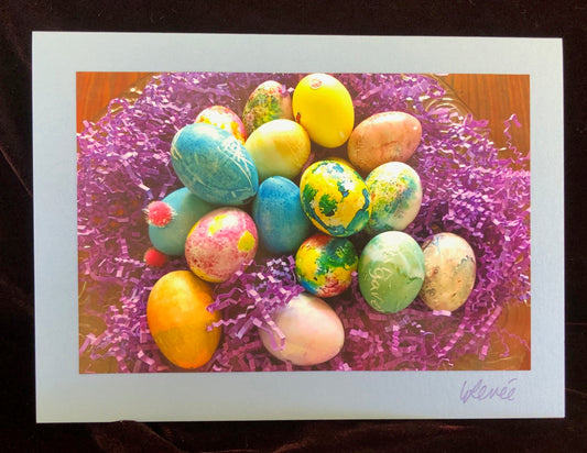 Easter Eggs in Pastel Hues